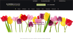 Desktop Screenshot of flowersauckland.co.nz
