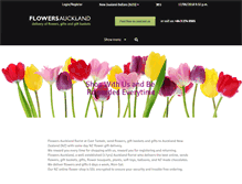 Tablet Screenshot of flowersauckland.co.nz